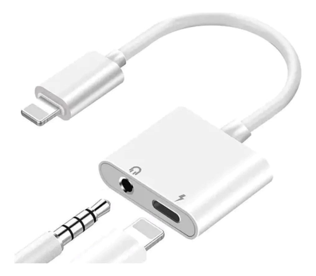 ADAPTADOR LINGHTNING AUDIO E CARGA VERDE- ZTJ-2IP8-03