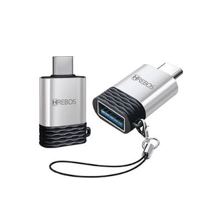ADAPTADOR OTG USB C X USB AD-208 HREBOS